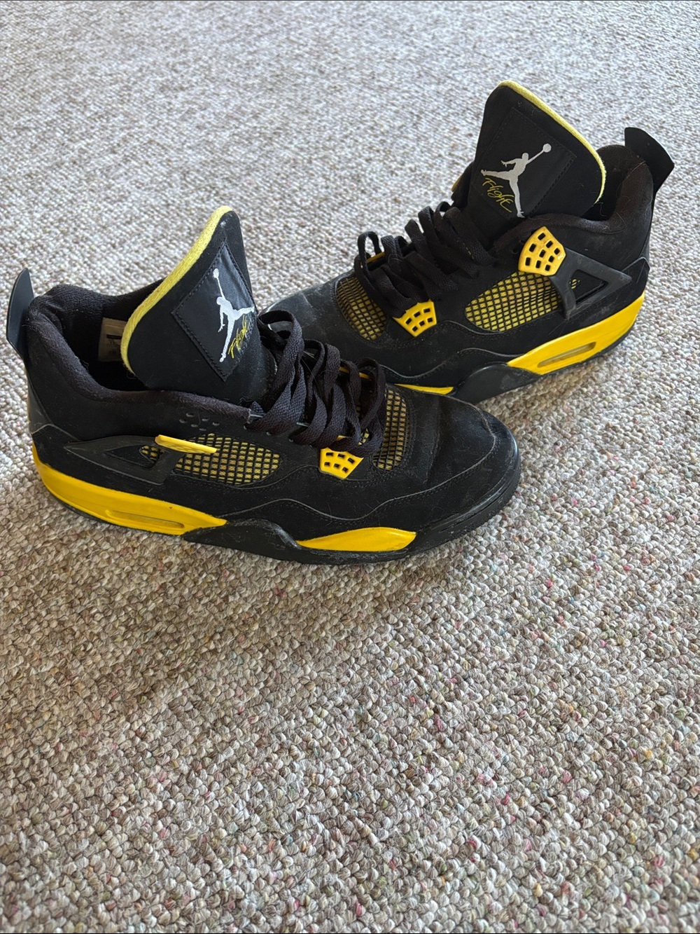 Jordan Men’s Sneakers - Black & Yellow